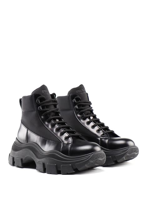 prada neoprene boots men's|prada pegasus chunky ankle boots.